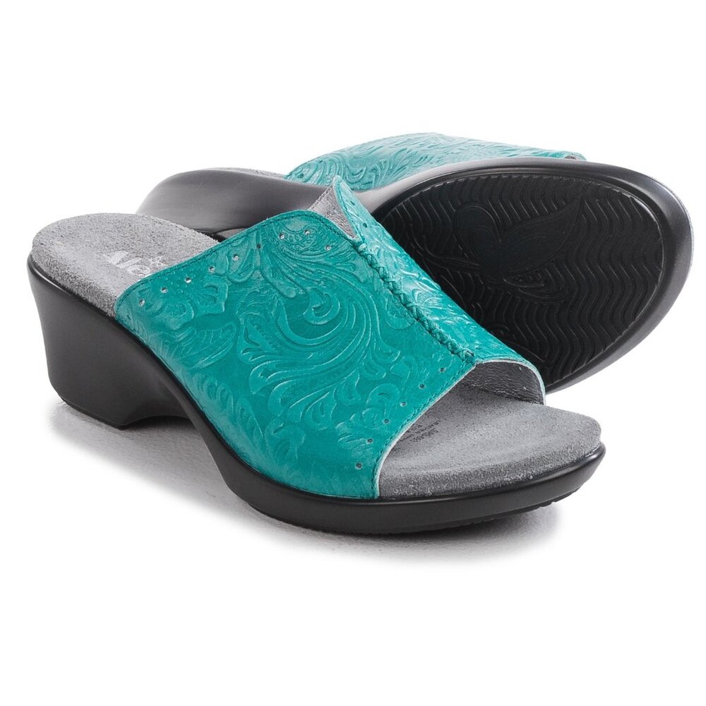 Alegria Sasha Wedge Sandals - Leather